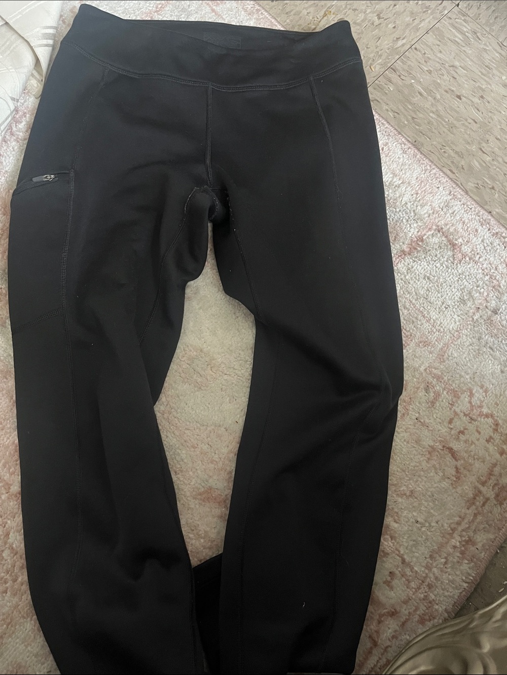 Patagonia Black Performance Joggers with Zip Pocket
